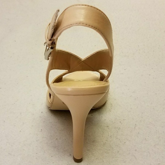 Michael Kors Beige Slingback Stilleto Sandals - Picture 6 of 9